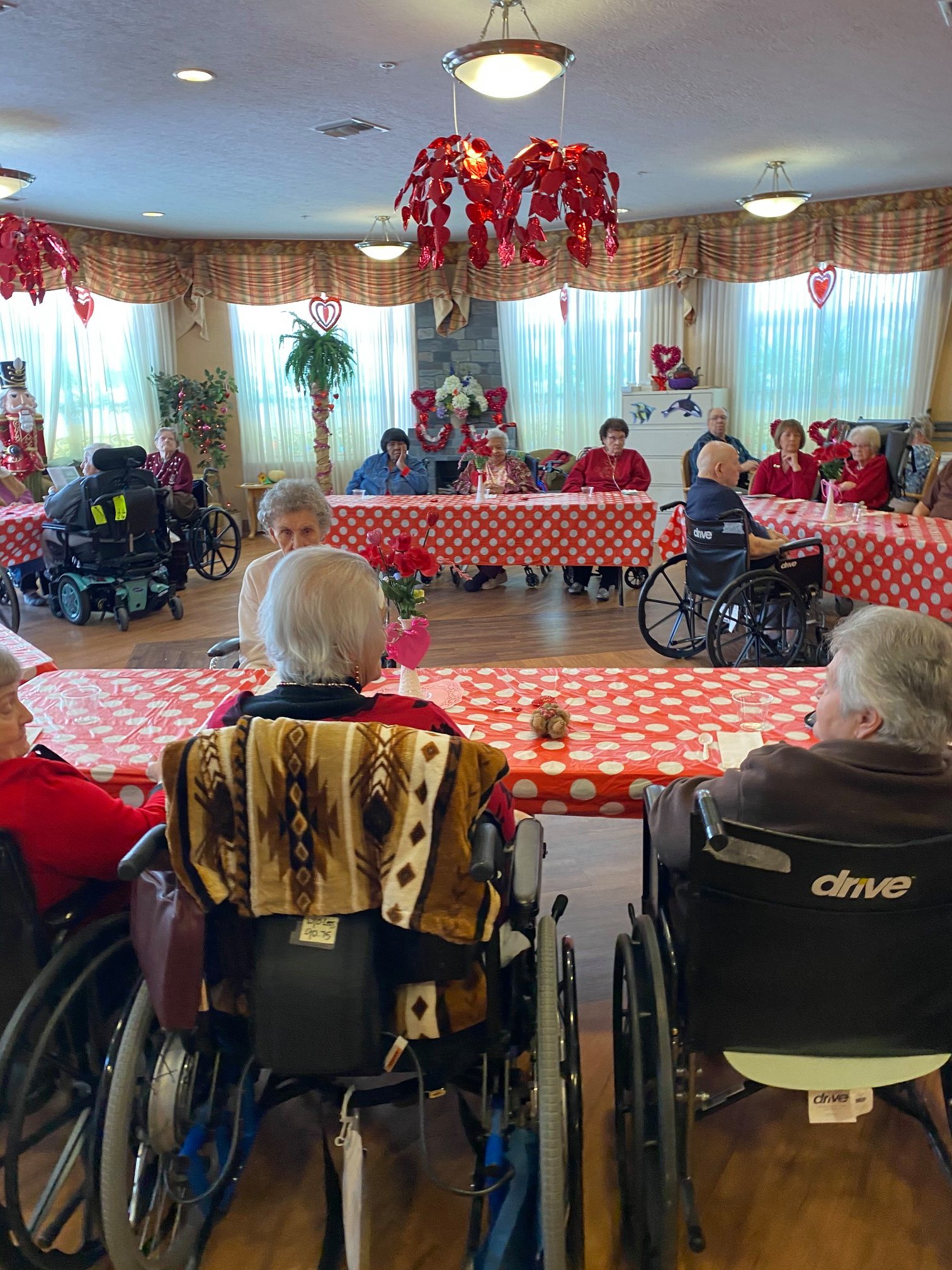 Valentine's Party at Keystone Pointe Health and Rehabilitation